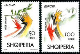 ALBANIE 1995 - Europa:  Paix Et Liberté - 2 V. - Albanie