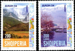 ALBANIE 2004 - Europa - Les Vacances - 2 Timbres De Feuilles - Albanie