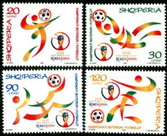 ALBANIE 2002 - Coupe Du Monde Japan-Korea - 4 T. - Albanie