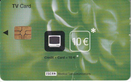 ISN-034 TARJETA DE ESPAÑA DE ISERN DE 10€ DE TIRADA 42000 - Basic Issues