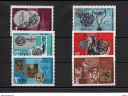 URSS 1968 Expositions Philatéliques Yvert 3432 + 3434-3438, Michel 3559 + 3561-3565 NEUF ** MNH Cote : 6,10 Euros - Unused Stamps