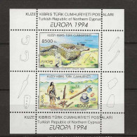 1994 MNH Turkish Cyprus, Mi Block 13 Postfris** - Nuevos