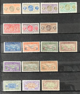 Lot De 17 Timbres Neufs* Saint Pierre Et Miquelon 1909/1917 - Unused Stamps