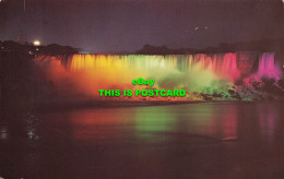 R577061 Illuminated View American Falls. Taken From Niagara Falls. Canada. Jorda - Monde