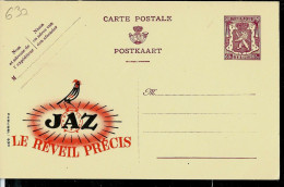 Publibel Neuve N° 630 ( Le Réveil Précis - JAZ - Coq - Volaille ) - Werbepostkarten