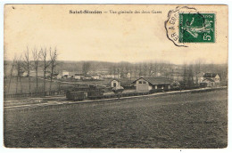 Saint-Siméon / Vue Générale Des Deux Gares - Sonstige & Ohne Zuordnung