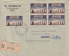 LETTRE 1954 RECOMANDEE  NANCY - Briefe U. Dokumente