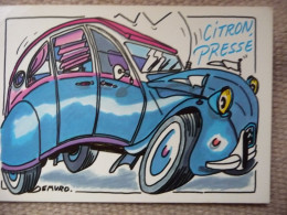 Carte 2CV Humoristique - Humor