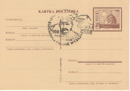 Poland Polska 1969 Mazury, Ship Ships, Gdynia, Antoni Abraham, Writer, Zdrada, Maraton PZF - Entiers Postaux