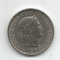 SWITZERLAND 20 RAPPEN 1966 B - 20 Centimes / Rappen