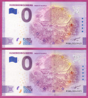 0-Euro PEBL 2021-1 HUNEBEDBOUWERS - TRIBES OF THE WORLD - Set NORMAL+ANNIVERSARY - Essais Privés / Non-officiels