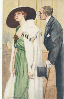 Illustratori  -  Dudovich  -   Coppia Elegante   -  F. Piccolo  -  Viagg  - Molto Bella - Altri & Non Classificati