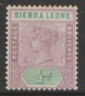 Sierra Leone  1896 SG   41 1/2d   Mounted Mint - Sierra Leona (...-1960)