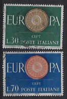 Italy 1960  Europa (o) Mi.1077-1078 - 1946-60: Afgestempeld