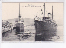 AJACCIO: Arrivée D'un Courrier, Bateaux - Très Bon état - Ajaccio