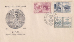 FDC 1949  UPU - Lettres & Documents