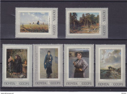 URSS 1971 PEINTURES RUSSES Yvert 3766-3771, Michel 3930-3935 NEUF** MNH  Cote Yv 4 Euros - Unused Stamps