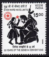 India 1999 50th Anniversary Of Geneva Conventions, MNH, SG 1856 (D) - Ongebruikt