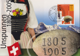 2005 Schweiz Karte  Zum:CH 1157, Mi:CH 1917, Unspunnen - Cartas & Documentos