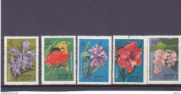 URSS 1971 FLEURS TROPICALES Yvert 3791-3795, Michel 3956-3960 NEUF** MNH - Ungebraucht