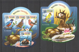 Ls853 2015 Sierra Leone Fauna Birds Protected Birds 1Kb+1Bl Mnh Stamps - Altri & Non Classificati