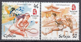 SERBIEN  237-238, Postfrisch **, Olympische Sommerspiele Peking, 2008 - Servië