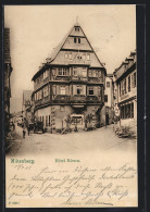 AK Miltenberg, Strassenpartie Mit Hotel Riesen Und Brauerei  - Miltenberg A. Main