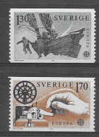 Suecia 1979.  Europa Mi 1058-59  (**) - Nuevos