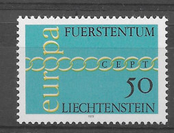 Liechtenstein 1971.  Europa Mi 545  (**) - Nuovi