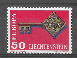 Liechtenstein 1968.  Europa Mi 495  (**) - Neufs