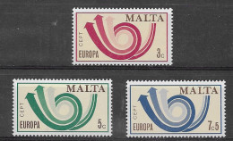 Malta 1973.  Europa Mi 472-74  (**) - Malta