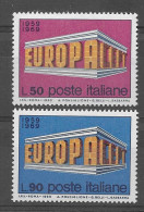 Italia 1969.  Europa Mi 1295-96  (**) - 1969