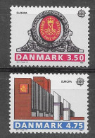 Europa 1990 - Danmark Mi 974-75  (**) - Nuovi