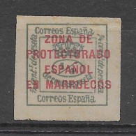 Marruecos. 1916-20, Sellos Sobrecargados  Ed 57 (*) No Gum - Marruecos Español