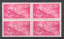 Spain 1955-6. Avion Y Carabela 1,40 Pta Ed 1174 Bl (**) - Unused Stamps