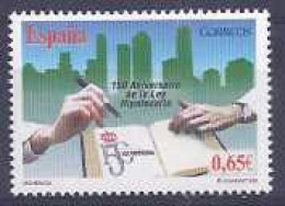 Spain 2011. Ley Hipotecaria Ed 4638  (**) - Unused Stamps