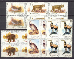 Spain 1971 - Fauna -Ed 2036-40 Bloque (**) - Ungebraucht