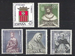 Spain 1963 - N.S. Merced Ed 1521-25 (**) - Ungebraucht