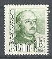 Spain 1948-54. Franco 15 Cts Ed 1021 (**). - Unused Stamps