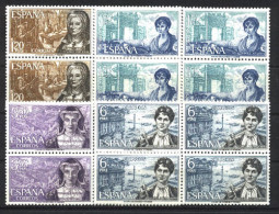 Spain 1968 - Mujeres Celebres Ed 1864-67 (**) Bl - Neufs