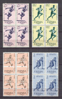 Spain 1962 - Iberoamericanos Ed 1450-53 (**) Bl - Atletica