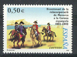 Spain 2002 - Reincorporacion Menorca Ed 3897 (**) - Ungebraucht