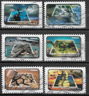 France 2010  Oblitéré  Autoadhésif  N° 404 - 406 - 408 - 411 - 412 - 414    -   Fête Du Timbre  -  L'eau  - - Used Stamps