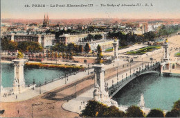 75 Paris Le Pont Alexandre-III - La Seine Et Ses Bords