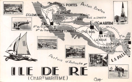 17-ILE DE RE LA CARTE-N°T5095-C/0107 - Ile De Ré