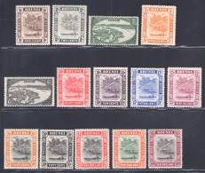 1947-51 Brunei - Stanley Gibbons N. 79/92 - MNH** - Andere & Zonder Classificatie