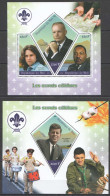 J153 2019 Famous Scouts Scouting Armstrong Kennedy Morrison 1Kb+1Bl Mnh - Ungebraucht