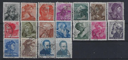 Italy 1961  Fresko Von Sixtinischen Kapelle Im Vatikan  (o) Mi.1081-1097 A+C - 1961-70: Used