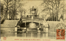 CPA DIJON (Côte D'Or) - Jardins De La Place Darcy - La Cascade (n° 20) - Dijon