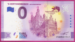 0-Euro PEBM 2021-1 's-HERTOGENBOSCH  SINT-JANSKATHEDRAAL - PaperMoneyFairs - Pruebas Privadas